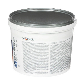 Краска акриловая 6.5 кг фасадная Лакра, белоснежная, суперстойкая