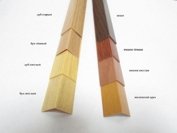 Уголок отделочный ПВХ 30*30 дуб 2,7м РСП *50