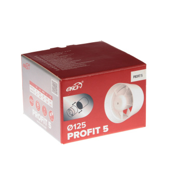 Вентилятор PROFIT 5 ERA канальный (Ø125мм приточно-вытяжной,190 м3/ч 128*128мм) *1/18