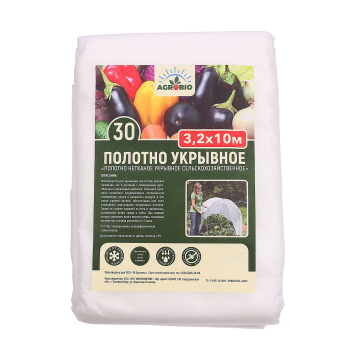 Укрывной материал 30 г/м² AGROBIO Неоспан, 3.2х10 м, белый