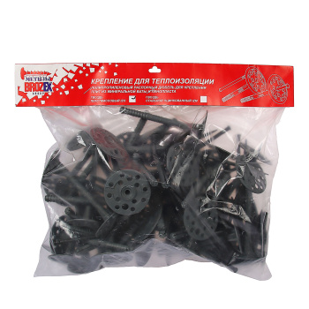 Дюбель 10х120 мм для теплоизоляции BROZEX, пласт. гвоздь IZO, 50 шт.