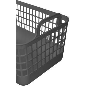 Корзина для хранения пластм. "Kobo" 320х224х210мм 12л Серый арт 435296111 ("Бытпласт") *1/16