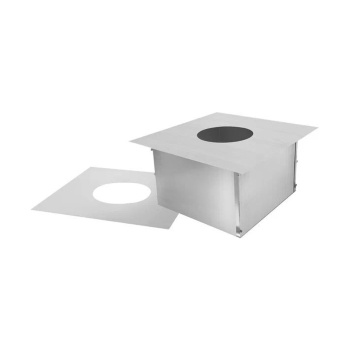 Потолочно-проходной узел ДППУ d200 КвХ холодный нерж.AISI430/оцин.мин. 0,5мм/0,5мм GS  *1/16