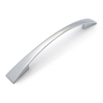 Ручка-скоба 96мм ХРОМ матовый 2133 бант М8507 SANBERG *10