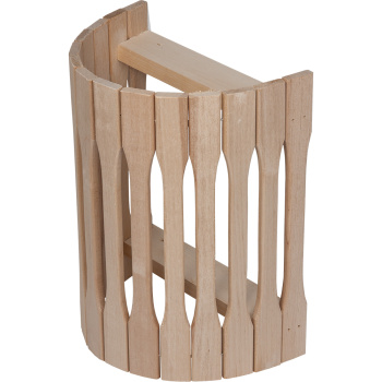 Абажур для светильника, настенный, липа, 25х16х30 см "Банные штучки"/3