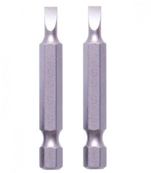 Бита шлицевая SL4.0х50мм (2шт) фрезерованная S2 хвостовик1/4"Е EDGE PATRIOT *1/20