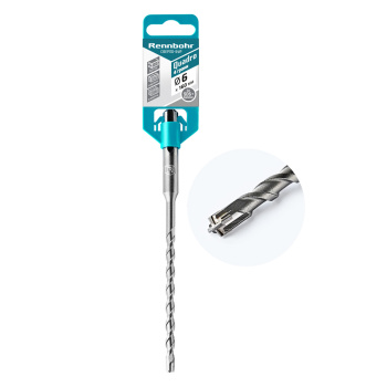 Бур по бетону  8*260мм SDS-plus 4 грани (510826) Quadro Rennbohr *1/25/200