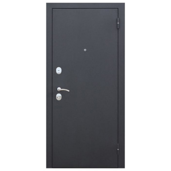 Дверь входная 2050х860х75 мм Ferroni Гарда, правая, черный муар/белый ясень