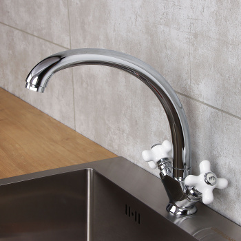 Смеситель для кухни Potato P4963 высокий излив *1/10