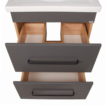 Тумба /LOGRO/ "Асти 60/2" (выписывать раковину COMO 60 (БЛ322) Cersanit) *1/8