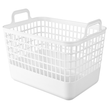 Корзина для хранения пластм. "Kobo" 320х224х255мм 15л Белый арт 435296016 ("Бытпласт") *1/16