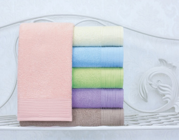 Полотенце махровое 50*90см Палитра аметистовый 300гр/м2 Самойловский текстиль *5/20