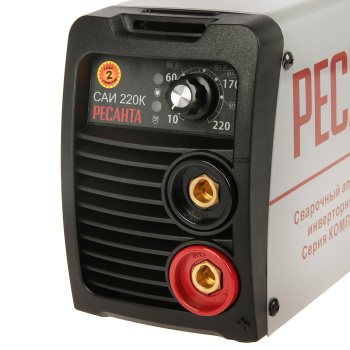 Аппарат сварочный инверторный Ресанта САИ-220К, 220 А, 1-5 мм