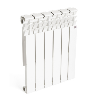 Радиатор биметаллический 6 секций STI, 500 мм, белый
