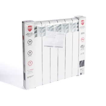 Радиатор биметаллический 8 секций Royal Thermo Revolution, 500 мм, белый