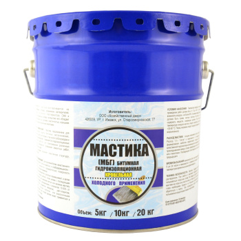 Мастика битумная кровельная 5 кг ХозДвор, гидроизоляционная