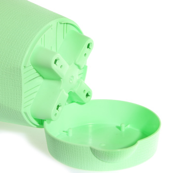 Кашпо пластм. "Le Parterre" 1,4л d верха 150мм h135мм с поддоном Зеленый 203-1 (Tek.A.Tek)*1/24