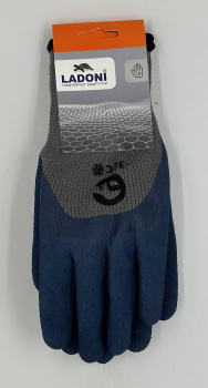 Перчатки акриловые с глубоким обливом вспененным латексом зимние  (арт.484Р) Laloni  *5/120