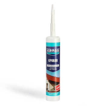 Герметик кровельный 300 мл KRASS, битумный, черный