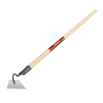 Тяпка нерж/сталь раб часть 130*12 с дерев черенком  "МОЛОДОСТЬ МОЯ" (1045) ЦИ  *1/5/72